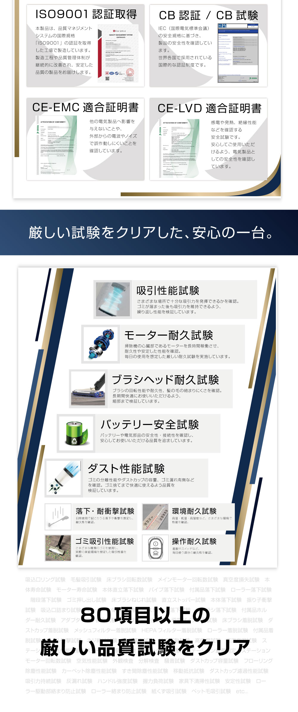 RR11に関する各種試験・確認資料